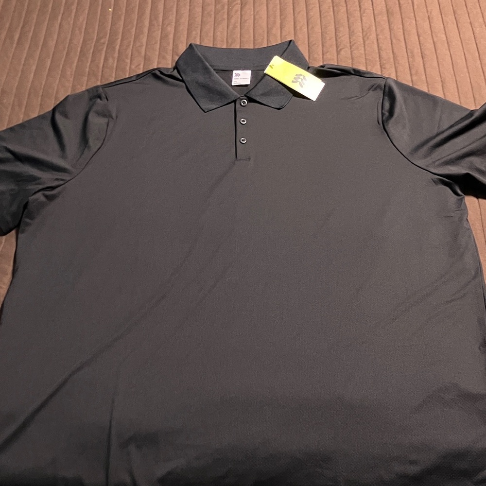 All in Motion Men's Charcoal Polo Shirt